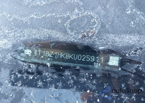 2019 Toyota Camry Xse V6 z USA, uszkodzony, nr VIN 4T1BZ1HK8KU025911